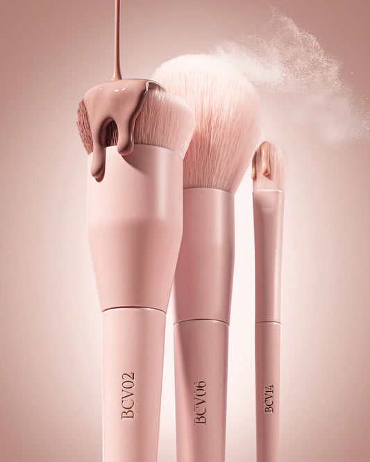 Brochas Veganas Beauty Creations para Rostro y Ojos – BCV 09