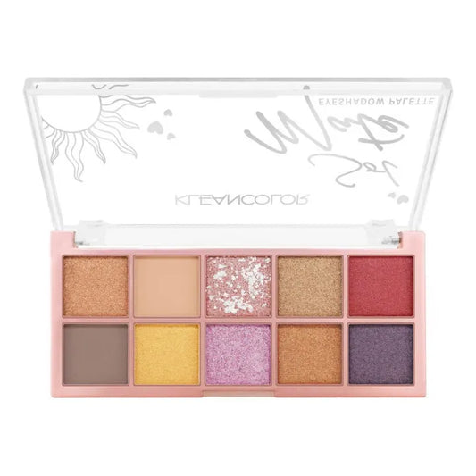 Paleta de Sombras Sol Mate KleanColor 10 Tonos - Energy