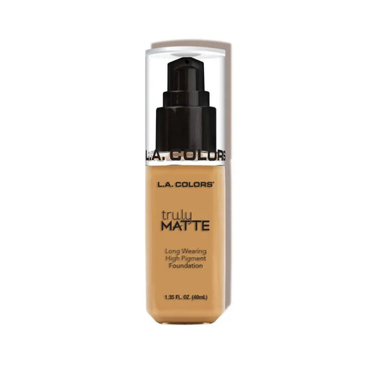 Base Líquida Truly Matte L.A. Colors – CLM 357 Golden Beige