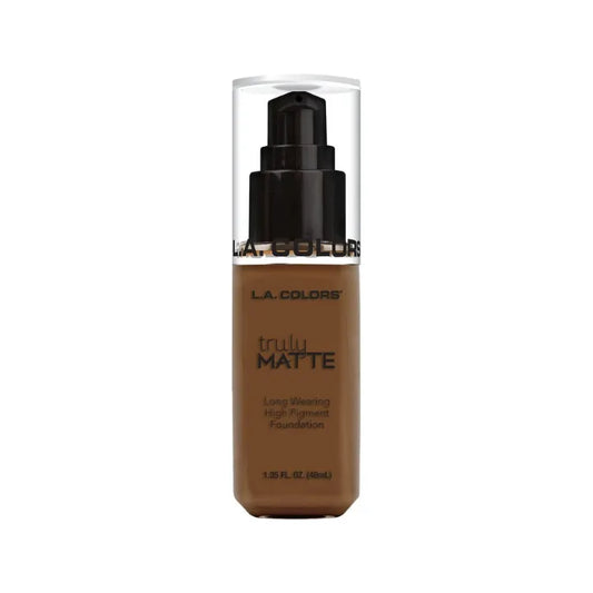 Base Líquida Truly Matte L.A. Colors – CLM 364 Mahogany