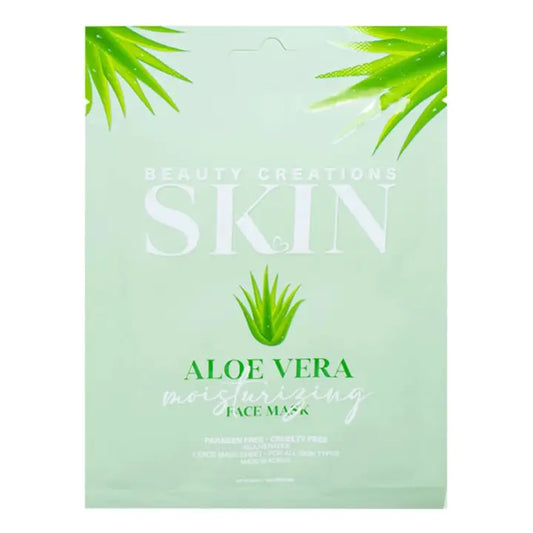 Mascarilla Facial Beauty Creations – Áloe Vera