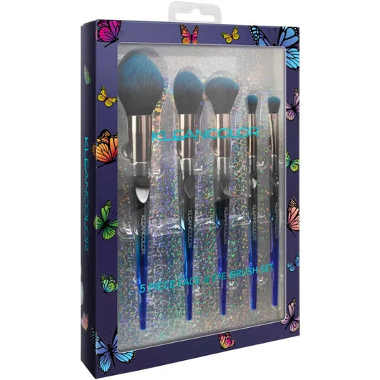 Set de 5 Brochas KleanColor Daily Essentials – Brochas para Rostro y Ojos