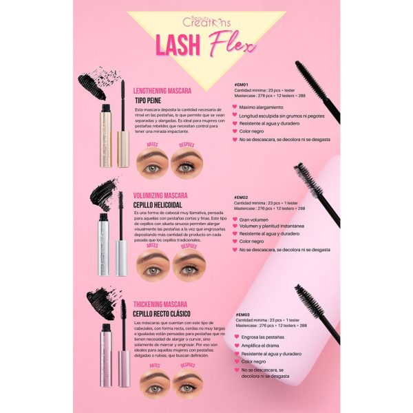 Máscara de pestañas - Lash Flex